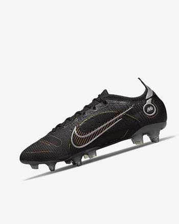 Nike Mercurial Vapor 14 Elite SG-PRO Anti-Clog Traction Negros Metal Plateados Grises Metal Dorados | MX 4794